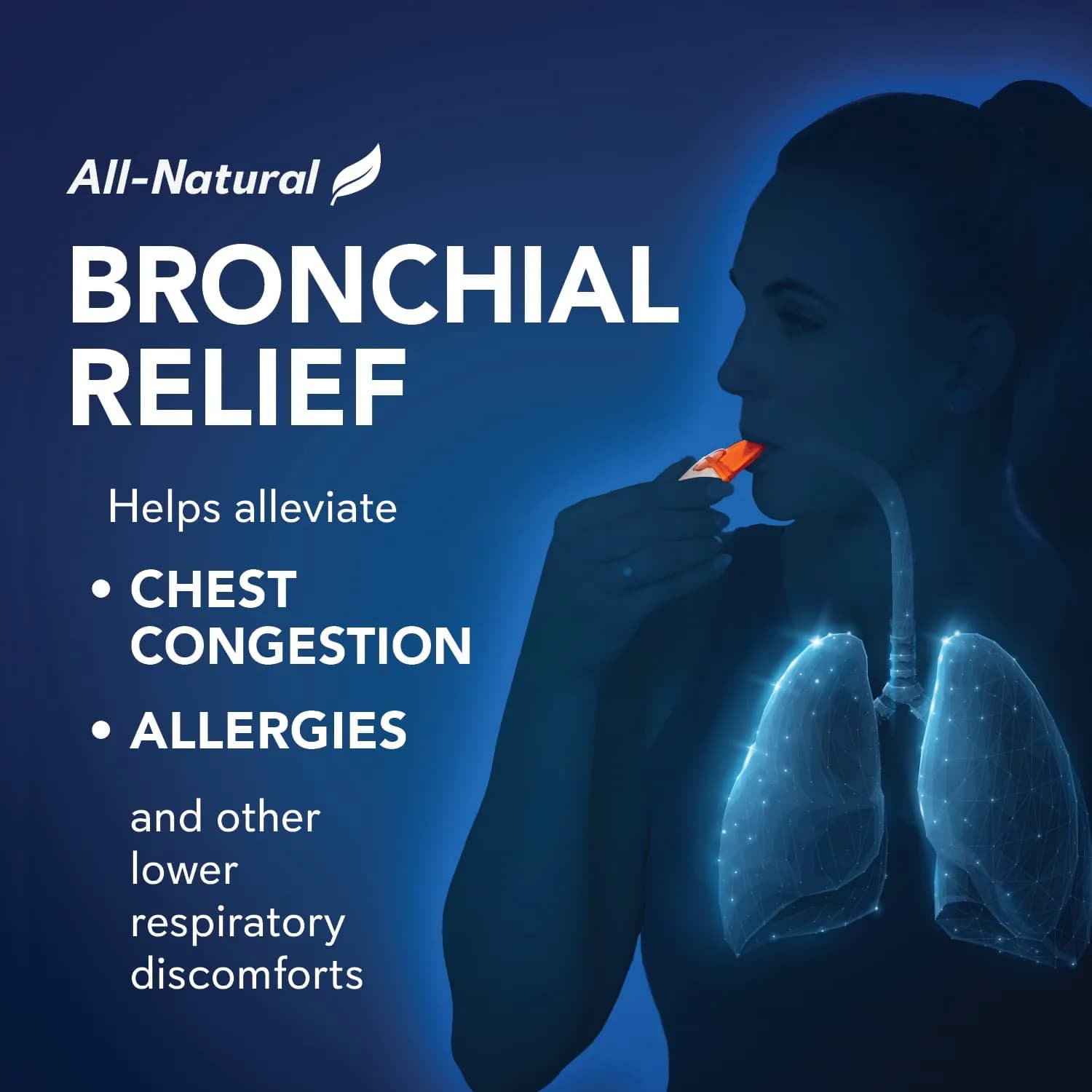 SinuCleanse Inhalo Bronchial Dry Salt Portable Respiratory Inhaler 1 Count | Natural Salt Crystals for Chest Congestion & Allergy Relief - view 4