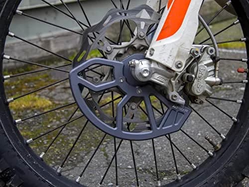 AltRider Front Rotor Guard Compatible with KTM/Husqvarna/GASGAS Dirt Bikes - CNC Aluminum - Triple Point Mount Full Leading Edge Protection - Light Weight Design thumbnail 7