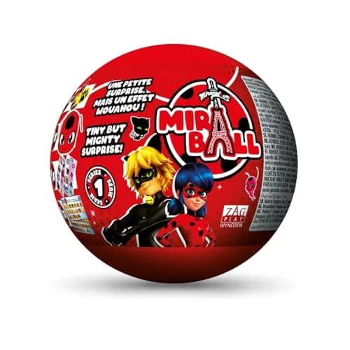 Miraculous Wyncor Ladybug 4-1 Surprise Miraball | 2.9" Plush & Metal Ball for Kids 3+ thumbnail 4