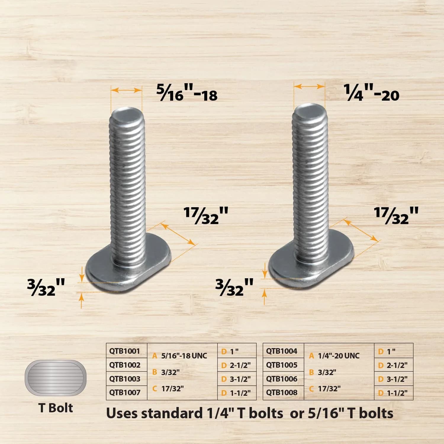 POWERTEC 71158-P3 Universal T-Track 48 Inch Double-Cut Profile 6 Pack | Aluminum Woodworking Jigs & Fixtures - view 5