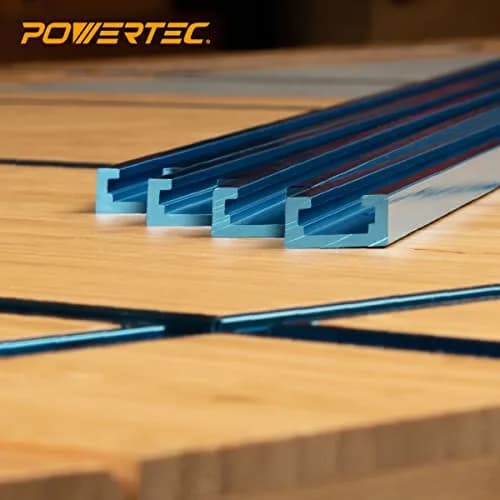 POWERTEC 71158-P3 Universal T-Track 48 Inch Double-Cut Profile 6 Pack | Aluminum Woodworking Jigs & Fixtures thumbnail 7