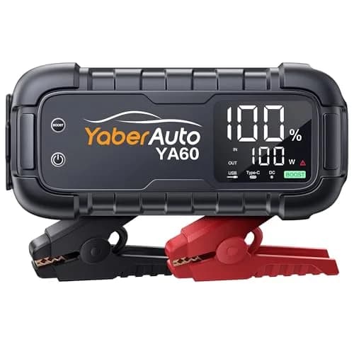 YaberAuto Jump Starter 8000A 99Wh | 65W Fast Charging for All Gas/12.0L Diesel thumbnail 1