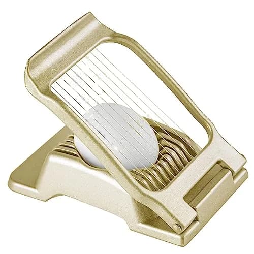 REDSETS Multipurpose Heavy Duty Aluminium Egg Slicer with Stainless Steel Wire | Slices 11 Egg Pieces thumbnail 1