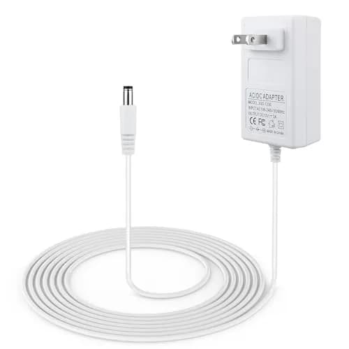 YEAOI 10ft Power Cord for 4moms mamaRoo 4 | 12V 3A Baby Swing Charger, White thumbnail 1
