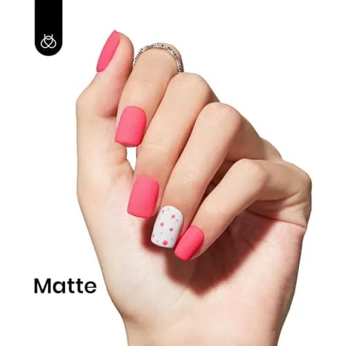 Beetles Gel Nail Polish Coral Pink 15ml (0.5 Fl Oz) | Soak Off UV Gel for Nail Art thumbnail 3