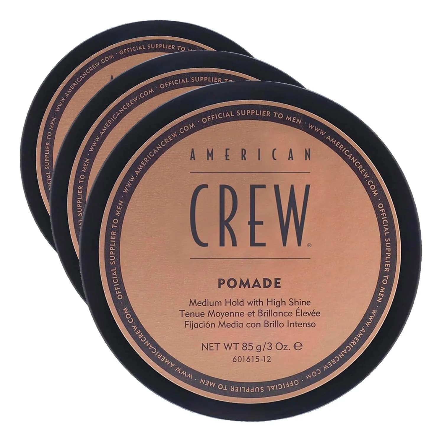AMERICAN CREW Men's Hair Pomade (OLD VERSION) Medium Hold High Shine 255ml (9 Oz) | Water-Based Styling for Classic Slick Looks - main product image