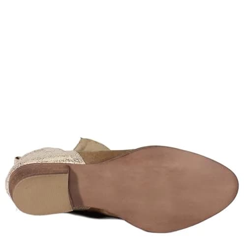 Diba True Stop By Metallic Pull On Casual Boots 9.5 M | Ankle Low Heel 1-2" with Western Flair thumbnail 7