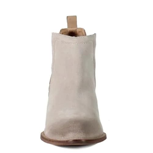 Diba True Womens Boots Stop By Pull On Round Toe Casual Ankle Low Heel 1-2" Beige Size 7 M thumbnail 4