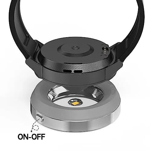 ROUNKIN Solar Watch Charging Stand for Casio/Citizen/Seiko/Garmin Solar Watches, 10.6cm (3.93") | Fast Heat Dissipation Metal Base thumbnail 2