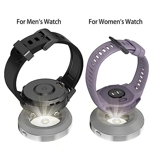 ROUNKIN Solar Watch Charging Stand for Casio/Citizen/Seiko/Garmin Solar Watches, 10.6cm (3.93") | Fast Heat Dissipation Metal Base thumbnail 3