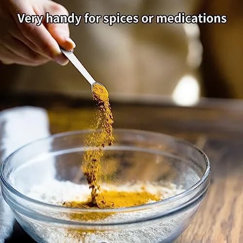 Cuttte Tiny Measuring Spoons Set 1/64 to 1/4 tsp | Stainless Steel Mini Spoons for Powders & Spices thumbnail 6