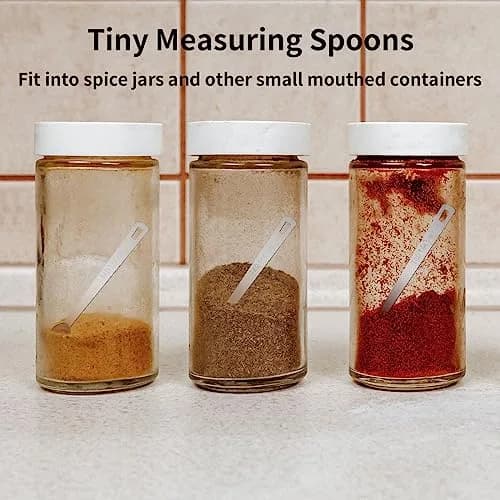 Cuttte Tiny Measuring Spoons Set 1/64 to 1/4 tsp | Stainless Steel Mini Spoons for Powders & Spices thumbnail 7