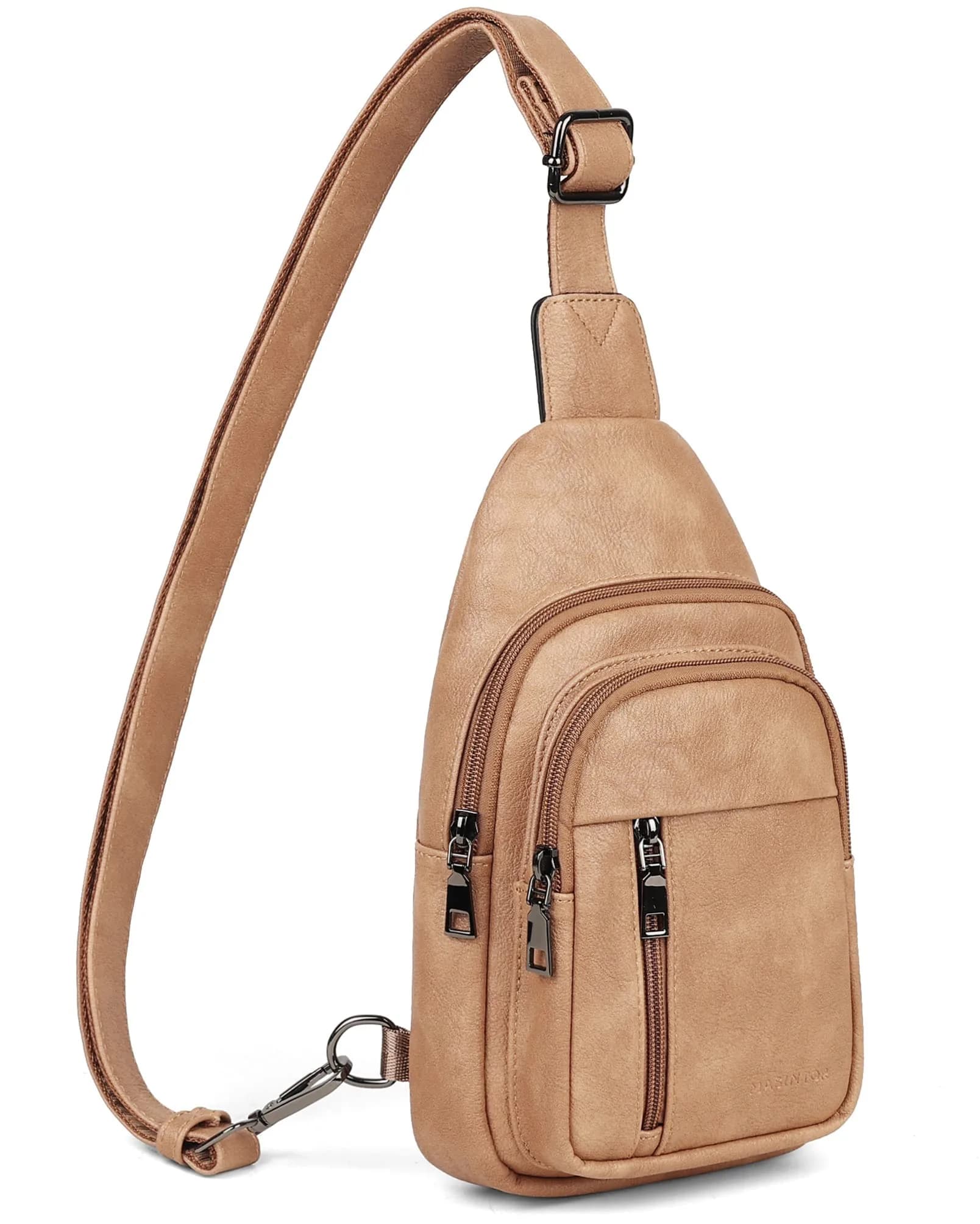 MASINTOR Sling Bag for Women, Crossbody Fanny Pack Sling Backpack, Small, Versatile Style with Adjustable Strap - main product image
