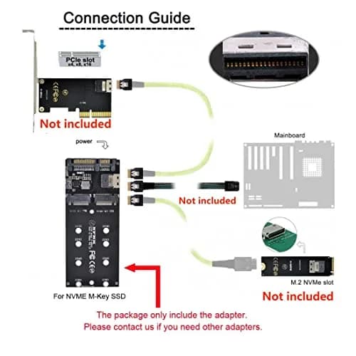 chenyang M.2 NVME PCIe SSD to SFF-8654 & NGFF SATA SSD to SATA Combo Adapter | PCIe 3.0 x4 thumbnail 5