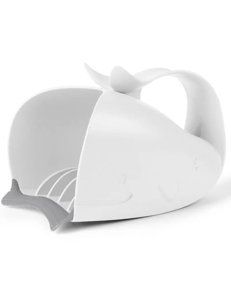 Skip Hop MOBY Tear-Free Bath Rinser Cup with Waterfall Spout, White (710 mL / 24 Fl Oz) | Gentle on Eyes & Ears - view 3