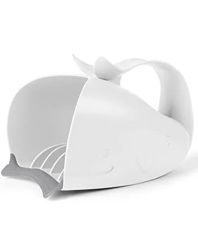 Skip Hop MOBY Tear-Free Bath Rinser Cup with Waterfall Spout, White (710 mL / 24 Fl Oz) | Gentle on Eyes & Ears thumbnail 3