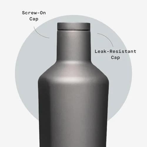 Corkcicle Classic Canteen 25 oz (740 ml) Triple Insulated Bottle | Ceramic Slate thumbnail 5