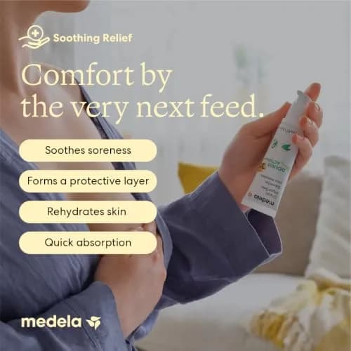 Medela Organic Nipple Cream 40g (1.34 oz) | Soothes Sore Nipples, Safe for Baby, No Rinse Needed thumbnail 4