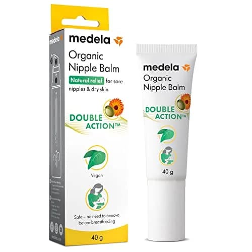 Medela Organic Nipple Cream 40g (1.34 oz) | Soothes Sore Nipples, Safe for Baby, No Rinse Needed thumbnail 1