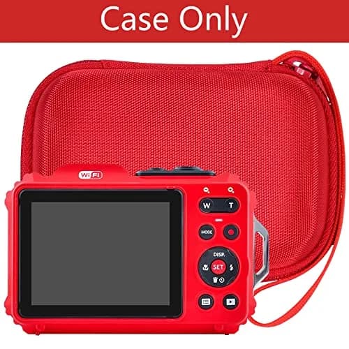 Aenllosi Hard Case for Kodak PIXPRO WPZ2 Rugged Digital Camera, Red | Water-Resistant EVA Shell & Fluffy Lining thumbnail 4