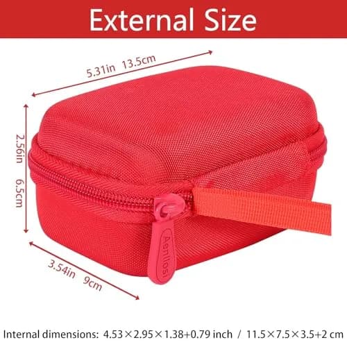 Aenllosi Hard Case for Kodak PIXPRO WPZ2 Rugged Digital Camera, Red | Water-Resistant EVA Shell & Fluffy Lining thumbnail 5