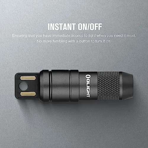 OLIGHT IMINI 2 Rechargeable Mini Flashlight Black | 50 Lumens, 21 M Throw, Compact & Stylish thumbnail 4
