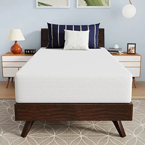 PayLessHere 10 Inch Bamboo Charcoal Gel Memory Foam Mattress | CertiPUR-US Certified Twin thumbnail 2