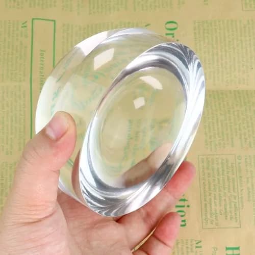 Dandelion 6X Dome Magnifying Glass Paperweight 9.65 cm (3.8 Inch) | Optical Clarity for Reading thumbnail 2