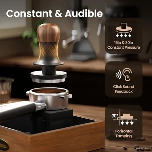 MHW-3BOMBER 54mm Espresso Tamper | Calibrated Barista-Quality Coffee Tool thumbnail 2