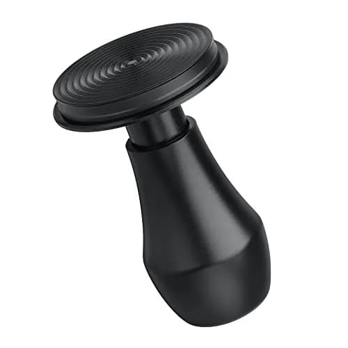 Normcore 53.3mm Espresso Coffee Tamper - Titanium Ripple Base, Spring Loaded, 15lb/25lb/30lb Springs, Anodized Aluminum Handle & Stand (54mm Breville Portafilter Fit) thumbnail 1