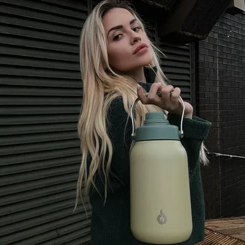 BJPKPK 64oz Insulated Water Bottle | Double Wall Stainless Steel, Leakproof, BPA-Free, 24H Cold/12H Hot thumbnail 6