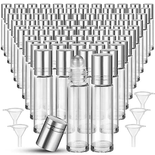 Sumind 150 Pcs Glass Essential Oil Roller Bottles 10 ml | Leakproof, Reusable, Travel Friendly thumbnail 1