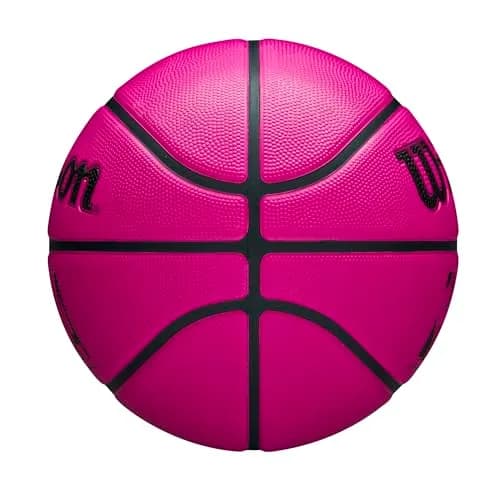 Wilson NBA DRV Outdoor Basketball Size 7 | Official NBA Pink 29.5" with Pump thumbnail 4