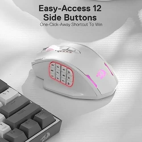 Redragon M913 Impact Elite Wireless RGB MMO Gaming Mouse 16000 DPI | Pixart 3335 Optical Sensor thumbnail 3