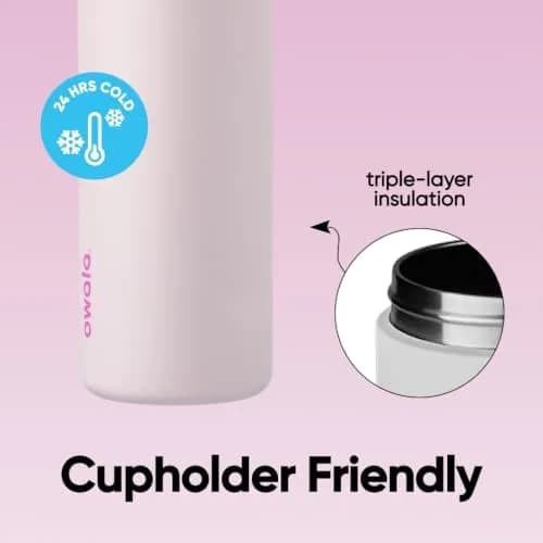 Owala FreeSip Insulated Water Bottle 24 oz (710 ml) | Sip or Swig Dual-Use thumbnail 5