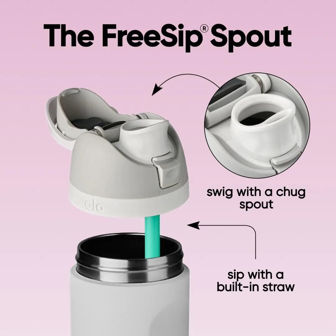 Owala FreeSip Insulated Water Bottle 24 oz (710 ml) | Sip or Swig Dual-Use - view 3
