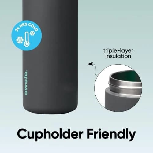 Owala FreeSip Insulated Water Bottle 591ml (24 oz) | Keeps Drinks Cold 24 Hours thumbnail 4