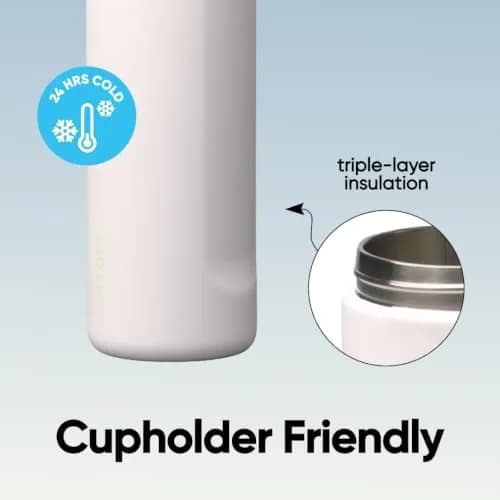 Owala FreeSip Insulated Water Bottle 591ml (24 oz) Iced Breeze | Keeps Drinks Cold 24 Hours thumbnail 4