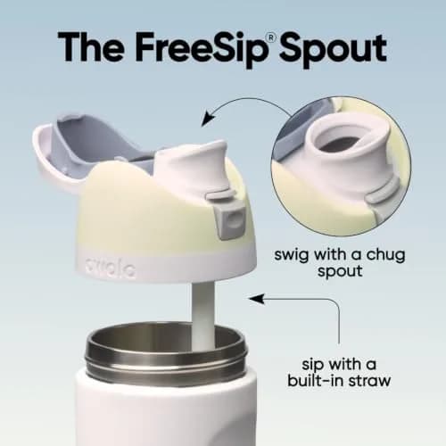 Owala FreeSip Insulated Water Bottle 591ml (24 oz) Iced Breeze | Keeps Drinks Cold 24 Hours thumbnail 2