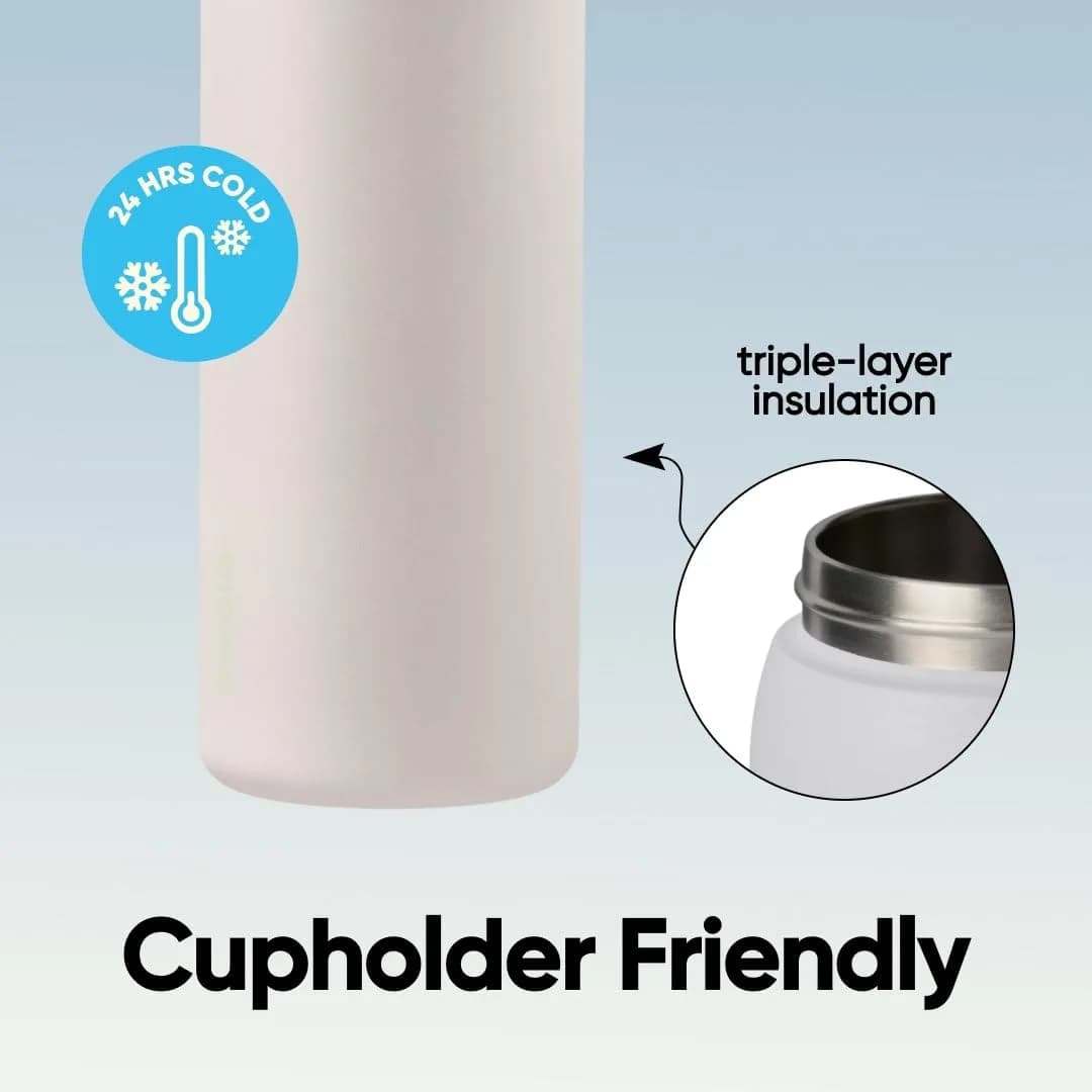 Owala FreeSip Insulated Stainless Steel Water Bottle 40 oz (1180ml) | Keeps Drinks Cold 24 Hours - view 4