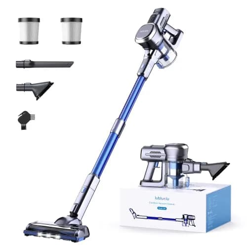 Lubluelu Cordless Stick Vacuum Cleaner, Lightweight 235W Brushless Motor, Rechargeable Battery, Self-Standing for Carpet & Hard Floor thumbnail 1