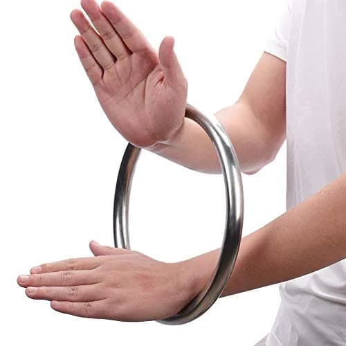HYOUT Wing Chun Stainless Ring 21 cm (8.27 inch) | Sticky Hand Strength Training thumbnail 2