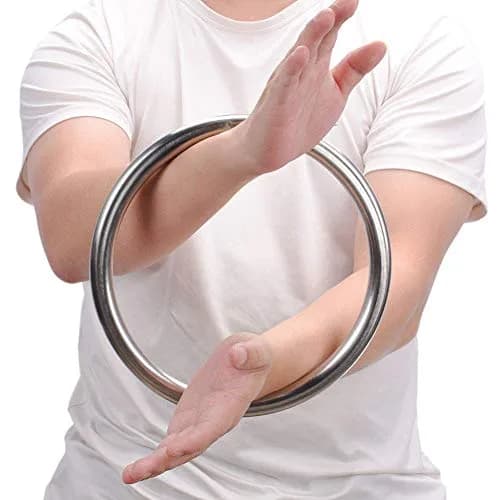 HYOUT Wing Chun Stainless Ring 21 cm (8.27 inch) | Sticky Hand Strength Training thumbnail 3