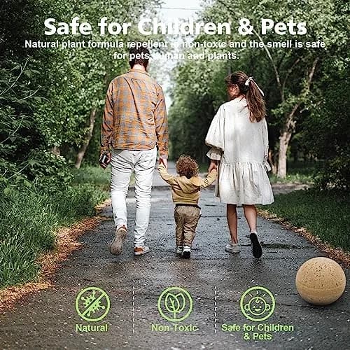 USKICH 20 Pack Deer & Rabbit Repellent Sticks | Peppermint & Garlic Scent (20 Count) thumbnail 5