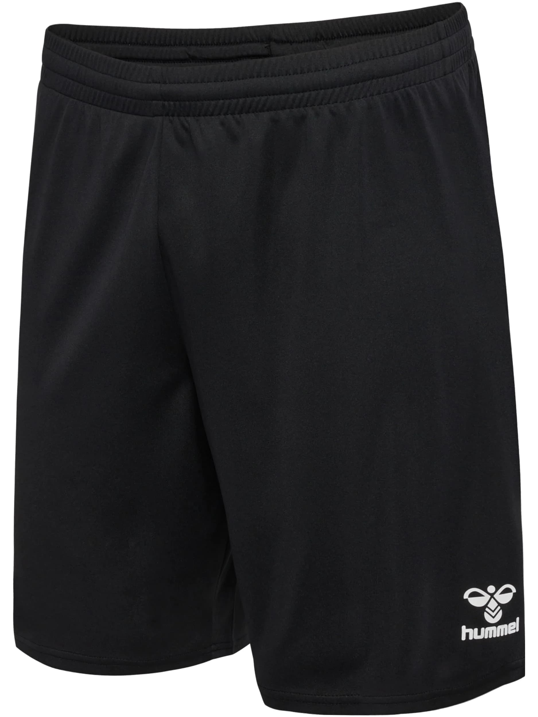 Hummel Short for Men | Mid Rise, Black, Lightweight Polyester, Suitable for Sports & Casual Wear