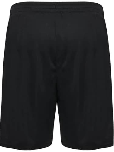 Hummel Short for Men | Mid Rise, Black, Lightweight Polyester, Suitable for Sports & Casual Wear thumbnail 7