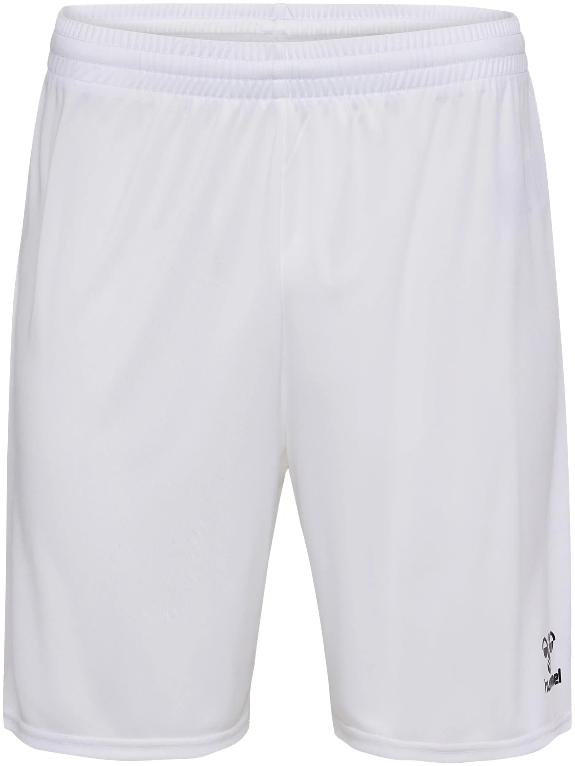 Hummel Hmlessential Multisport Shorts White | Recycled Polyester, Mid Rise, Water-Based Print