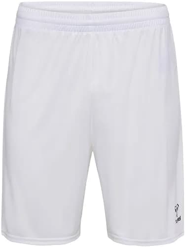 Hummel Hmlessential Multisport Shorts White | Recycled Polyester, Mid Rise, Water-Based Print thumbnail 1