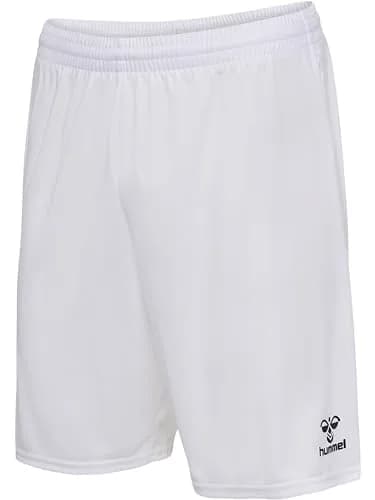 Hummel Hmlessential Multisport Shorts White | Recycled Polyester, Mid Rise, Water-Based Print thumbnail 4