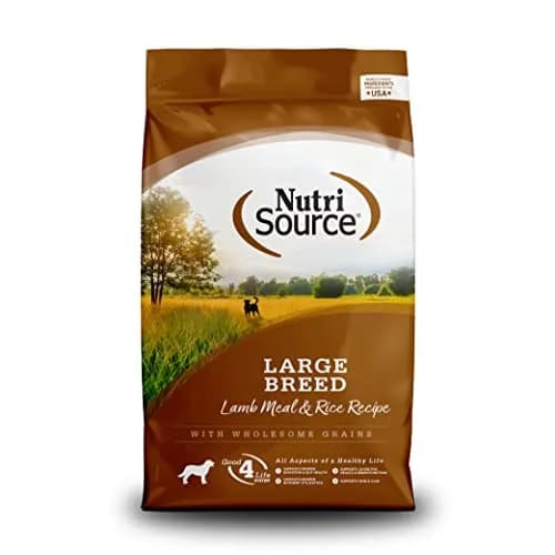 NutriSource Large Breed Lamb & Rice Dog Food 26 Pound | Probiotics & Balanced Nutrition for Large Dogs thumbnail 1